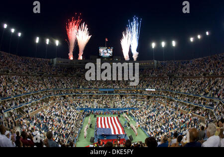 Agosto 27, 2007 - New York, NY, STATI UNITI D'AMERICA - serata di apertura del 2007 US Open Tennis Championships. (Credito Immagine: © Susan Mullane/ZUMA Press) Foto Stock