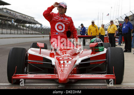 Maggio 09, 2009 - Indianapolis, Indiana, Stati Uniti d'America - 10 Dario Franchitti a Indy Series - Indianapolis 500 Polo giorno 9 maggio 2009. (Credito Immagine: © Rick Osentoski Southcreek/EMI/ZUMA Press) Foto Stock