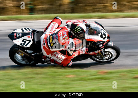 14 agosto 2009 - Alton, Virginia, Stati Uniti - 14 agosto 2009: AMA di Virginia International race modo (credito Immagine: © Mark Abbott/Southcreek globale/ZUMApress.com) Foto Stock