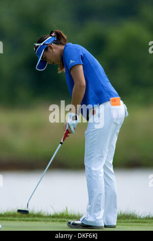 Jun 12, 2009 - Havre De Grace, Maryland , USA - SHANSHAN FENG della Cina durante la seconda tornata del McDonald LPGA campionato a Bulle Rock. (Credito Immagine: © Chaz Niell Southcreek/EMI/ZUMA Press) Foto Stock