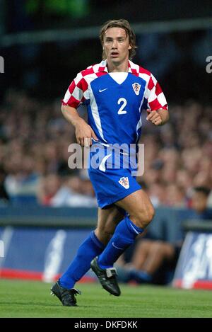 Apr. 19, 1942 - Portman Road,IPSWICH - Dario SIMIC.Croazia.INGHILTERRA V CROAZIA.Portman Road,IPSWICH.20/08/2003.Ha16003.K47872.WORLD CUP PREWIEW 2006. ALLSTAR-(Immagine di credito: © Globo foto/ZUMAPRESS.com) Foto Stock