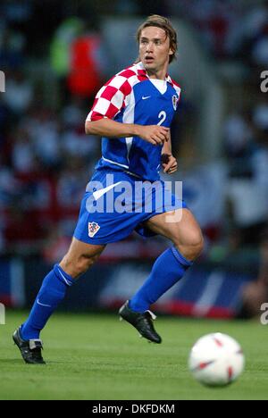 Apr. 19, 1942 - Portman Road,IPSWICH - Dario SIMIC.Croazia.INGHILTERRA V CROAZIA.Portman Road,IPSWICH.20/08/2003.Ha15954.K47872.WORLD CUP PREWIEW 2006. ALLSTAR-(Immagine di credito: © Globo foto/ZUMAPRESS.com) Foto Stock