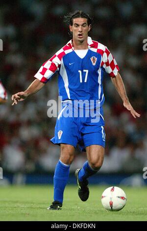 Apr. 19, 1942 - Portman Road,IPSWICH - DOVANI ROSSO.Croazia.INGHILTERRA V CROAZIA.Portman Road,IPSWICH.20/08/2003.Ha15999.K47872.WORLD CUP PREWIEW 2006. ALLSTAR-(Immagine di credito: © Globo foto/ZUMAPRESS.com) Foto Stock