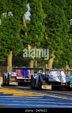 Giugno 13, 2009 - Le Mans, Francia - Gara azione durante la 24 Ore di Le Mans, Sabato, 13 giugno 2009, a Le Mans, Francia. (Credito Immagine: © Rainier Ehrhardt/ZUMAPRESS.com) Foto Stock