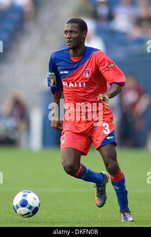 Jul 04, 2009 - Seattle, Washington, Stati Uniti d'America - FRANTZ GILLES (3). CONCACAF Gold Cup 2009, Haiti vs. Honduras a Qwest Field di Seattle, WA. (Credito Immagine: © Andrew Fredrickson/Southcreek globale/ZUMA Press) Foto Stock