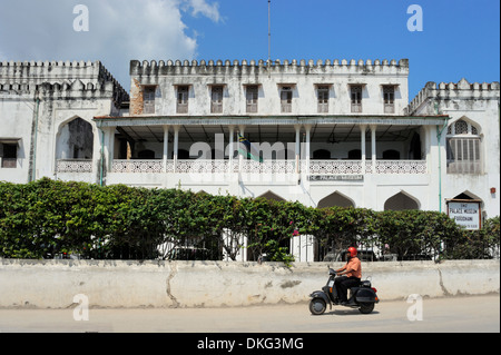 Il Museo del Palazzo, Stone Town Zanzibar, Tanzania, Africa orientale, Africa Foto Stock