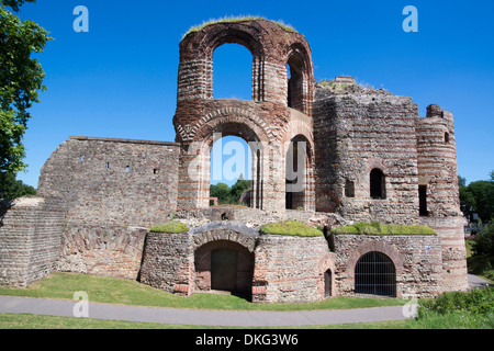 Resti di un bagno romano, la città di Treviri, Trier, RENANIA-PALATINATO, Germania, Europa Foto Stock