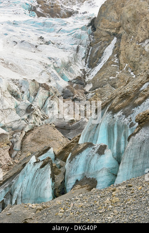 Ghiacciaio in Islanda in primavera Foto Stock