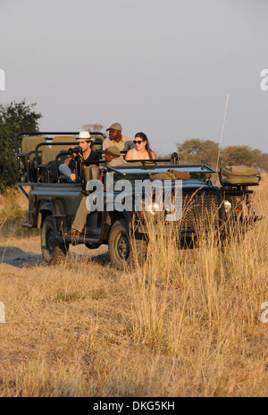 Game Drive, Sabi Sand Game Reserve, Sud Africa Foto Stock