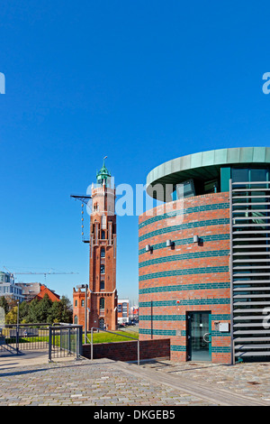 Simon-Loschen-Turm, Porto Nuovo, Bremerhaven, Germania, Europa Foto Stock