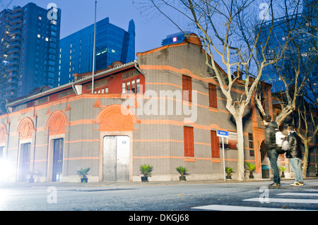 Museo del Primo Congresso nazionale del Partito Comunista Cinese a 76 Xingye Road, Huangpu District, Shanghai, Cina Foto Stock