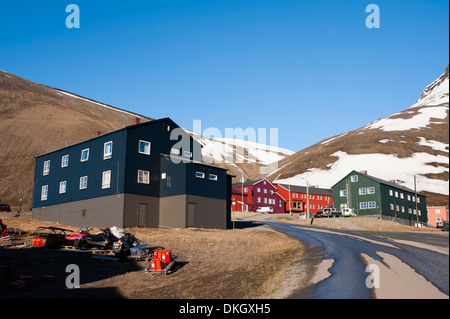 Longyearbyen, Spitzbergen, isole Svalbard, Norvegia, Scandinavia, Europa Foto Stock