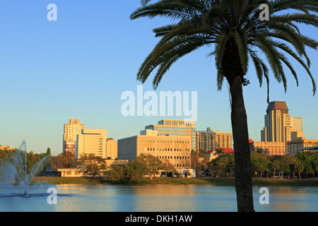 Mirror Lake, San Pietroburgo, Tampa, Florida, Stati Uniti d'America, America del Nord Foto Stock