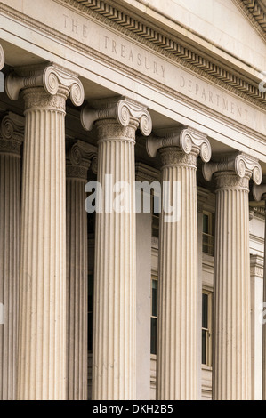 Il Dipartimento del Tesoro edificio in Washington, Stati Uniti d'America, America del Nord Foto Stock