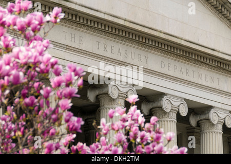 Il Dipartimento del Tesoro edificio in Washington, Stati Uniti d'America, America del Nord Foto Stock