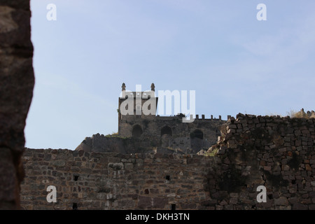 Il grand Golconda Fort Foto Stock
