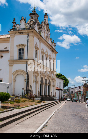 Chiesa coloniale di Nossa Senhora do Carmo a Cachoeira vicino a Salvador de Bahia, Bahia, Brasile, Sud America Foto Stock
