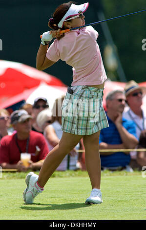 Giugno 14, 2009 - Havre De Grace, Maryland, Stati Uniti - 14 Giugno 2009: Mika Miyazato del Giappone compie durante il round finale del McDonald LPGA campionato a Bulle Rock in Havre De Grace, Maryland (credito Immagine: © Southcreek globale/ZUMApress.com) Foto Stock