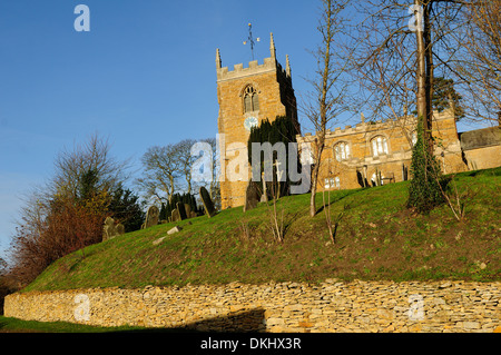 Tealby,Lincolnshire Wolds,l'Inghilterra,UK.Chiesa di Tutti i Santi. Foto Stock