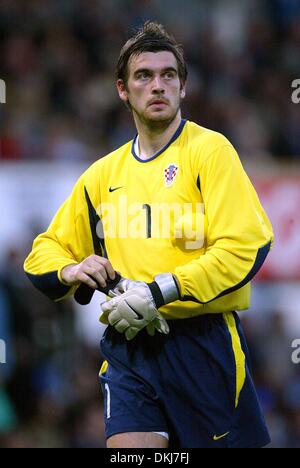 Apr. 19, 1942 - Portman Road,IPSWICH - STIPE PLETIKOSA.Croazia.INGHILTERRA V CROAZIA.Portman Road,IPSWICH.20/08/2003.Ha15997.K47872.WORLD CUP PREWIEW 2006. ALLSTAR-(Immagine di credito: © Globo foto/ZUMAPRESS.com) Foto Stock