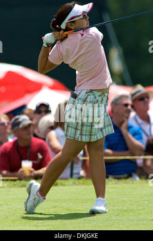 Giugno 14, 2009 - Havre De Grace, Maryland, Stati Uniti - 14 Giugno 2009: Mika Miyazato del Giappone compie durante il round finale del McDonald LPGA campionato a Bulle Rock in Havre De Grace, Maryland (credito Immagine: © Southcreek globale/ZUMApress.com) Foto Stock