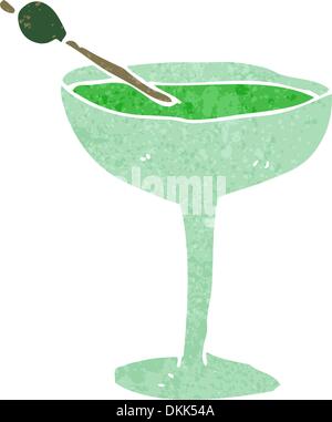 Retrò cartoon illustrazione. Su sfondo bianco. Illustrazione Vettoriale