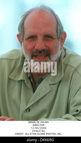 12 maggio 2000 - Brian De Palma.DIRECTOR.12/05/2000.Z44G27AC.Credit:(Immagine di credito: © Globo foto/ZUMAPRESS.com) Foto Stock