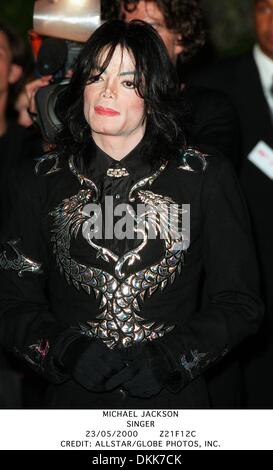 23 maggio 2000 - Michael Jackson.SINGER.23/05/2000.Z21F12C.CREDITO:(Immagine di credito: © Globo foto/ZUMAPRESS.com) Foto Stock