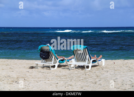 Arroyo Bermejo Beach al Breezes Resort, Playa Jibacoa, Mayabeque provincia, Cuba, il Mare dei Caraibi e America centrale Foto Stock