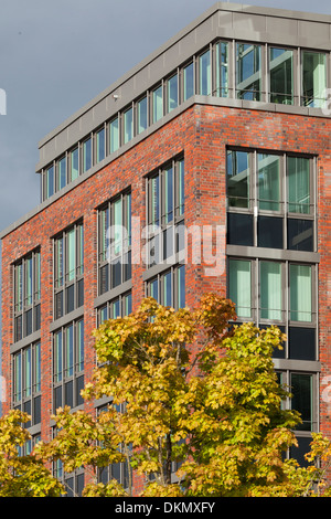 Dettaglio di un ufficio moderno edificio in Kiel, Germania Foto Stock
