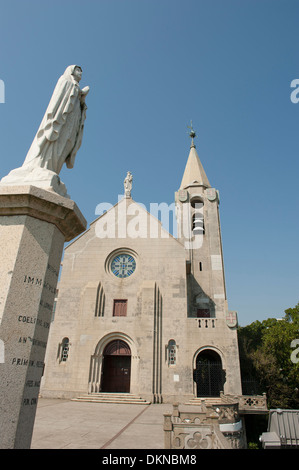 Esterno di Nostra Signora di Penha, Nossa Señora da Penha, su Penha Hill, Macau, Macao Foto Stock