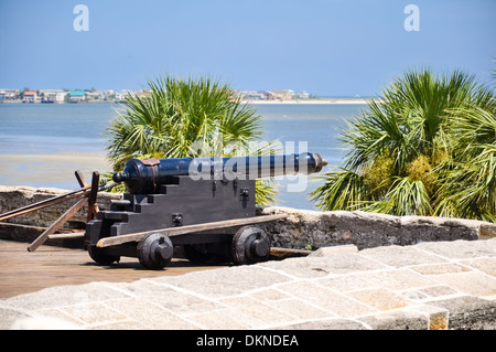 Dettagli del castillo san marco in sant Agostino in Florida Foto Stock