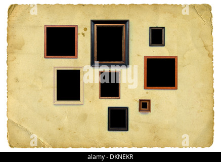 Retro blocchi per grafici Foto Stock