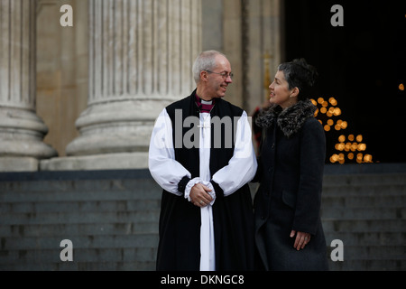 Il 105° Arcivescovo di Canterbury Justin Welby Foto Stock