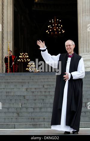 Il 105° Arcivescovo di Canterbury Justin Welby Foto Stock