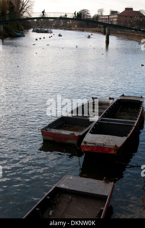 Eel pie island bridge Twickenham Middlesex Foto Stock