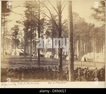 Virginia, stazione di Brandy, sede dell'esercito del Potomac. 533334 Foto Stock