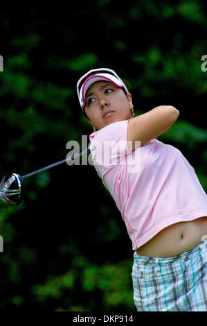 Giugno 14, 2009 - Havre De Grace, Maryland, Stati Uniti - 14 Giugno 2009: Mika Miyazato del Giappone compie durante il round finale del McDonald LPGA campionato a Bulle Rock in Havre De Grace, Maryland (credito Immagine: © Southcreek globale/ZUMApress.com) Foto Stock