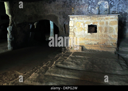 Catacombe di San Gennaro, Napoli, campania, Italy Foto Stock