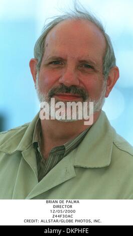 12 maggio 2000 - Brian De Palma.DIRECTOR.12/05/2000.Z44F30AC.Credit:(Immagine di credito: © Globo foto/ZUMAPRESS.com) Foto Stock