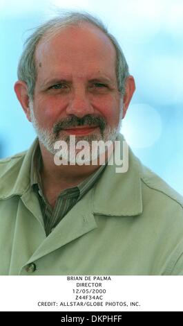 12 maggio 2000 - Brian De Palma.DIRECTOR.12/05/2000.Z44F34AC.Credit:(Immagine di credito: © Globo foto/ZUMAPRESS.com) Foto Stock