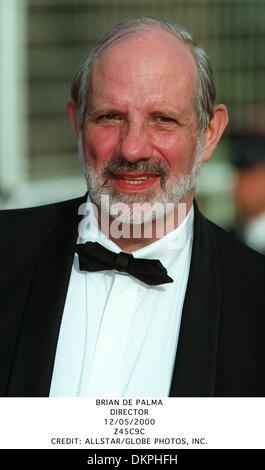 12 maggio 2000 - Brian De Palma.DIRECTOR.12/05/2000.Z45C9C.CREDITO:(Immagine di credito: © Globo foto/ZUMAPRESS.com) Foto Stock