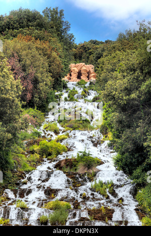 Cascata, Palazzo Reale di Caserta - Campania, Italia Foto Stock