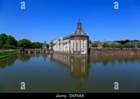 Castello d'acqua Nordkirchen, Muensterland, Renania settentrionale-Vestfalia Germania Foto Stock