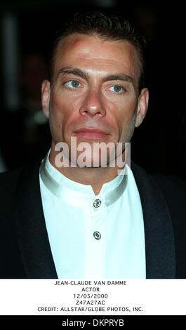 12 maggio 2000 - JEAN-CLAUDE VAN DAMME.attore.12/05/2000.Z47A27AC.Credit:(Immagine di credito: © Globo foto/ZUMAPRESS.com) Foto Stock