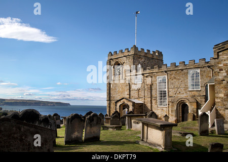 Chiesa di Santa Maria, Whitby, North Yorkshire Foto Stock