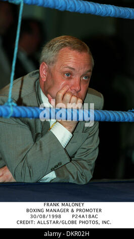 FRANK MALONEY.BOXING MANAGER & promotore.30/08/1998.P24A18AC. Foto Stock