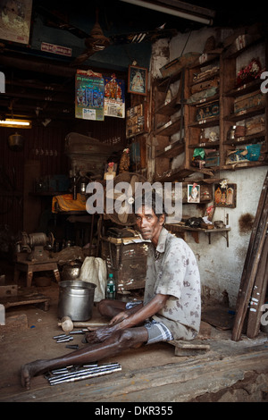 Streetlife Pondicherry India Foto Stock