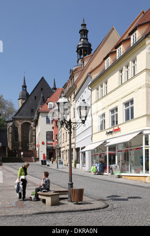 Eisleben Sachsen Anhalt Marktplatz market place Foto Stock