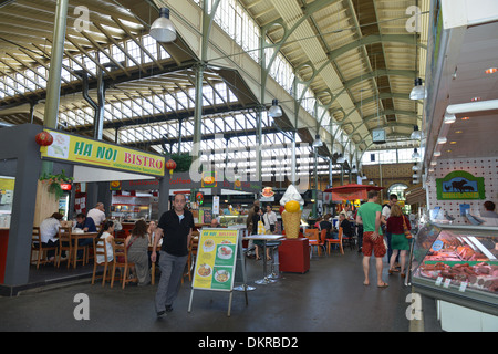 Arminiusmarkthalle 'Zunfthalle', Arminiusstrasse, Moabit di Berlino, Deutschland Foto Stock